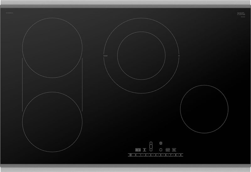 Surface de cuisson électrique Bosch de série 800 de 30 po sans bordures - NET8069SUC