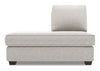 Rallonge pour fauteuil long de gauche Roll de la collection Sofa Lab - Luxury Silver
