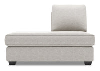 Rallonge pour fauteuil long de gauche Roll de la collection Sofa Lab - Luxury Silver