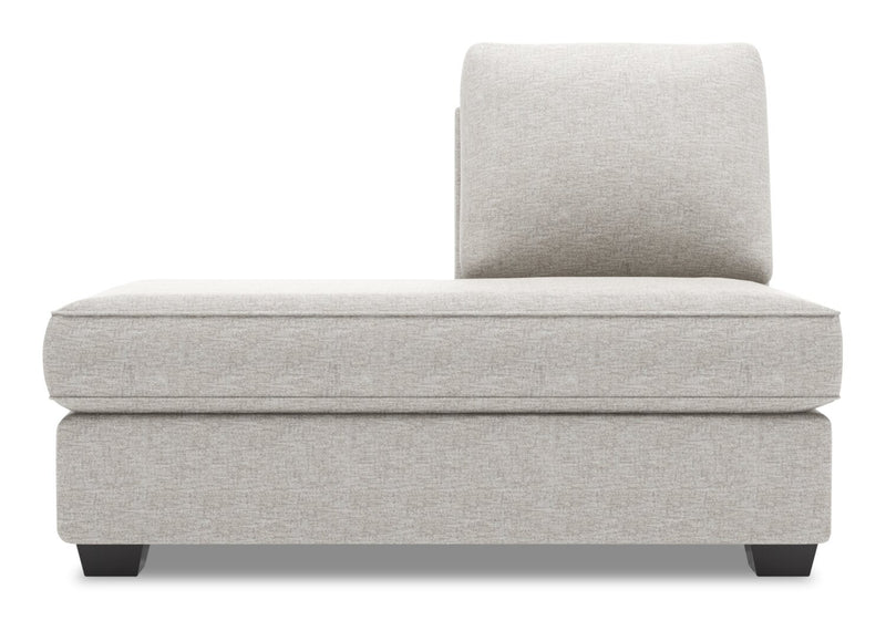 Rallonge pour fauteuil long de gauche Roll de la collection Sofa Lab - Luxury Silver