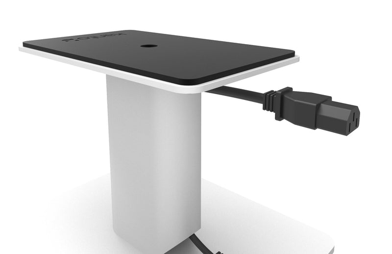 Ensemble de support SP6HD de Kanto pour haut-parleurs de 6 po avec système de gestion des câbles intégré - blanc