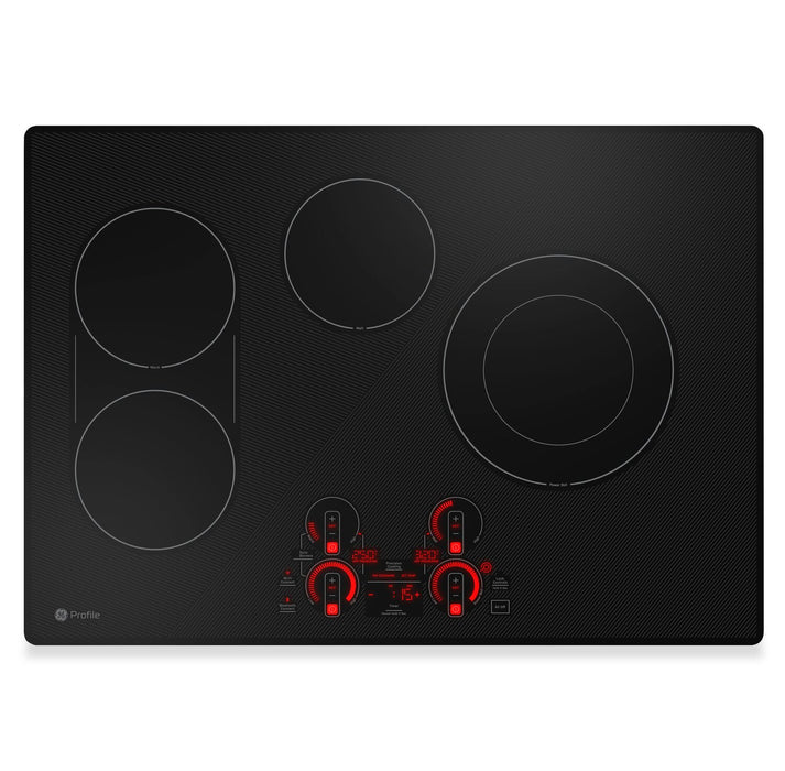 Surface de cuisson électrique Profile de 30 po à 4 éléments - noire - PEP7030DTBB