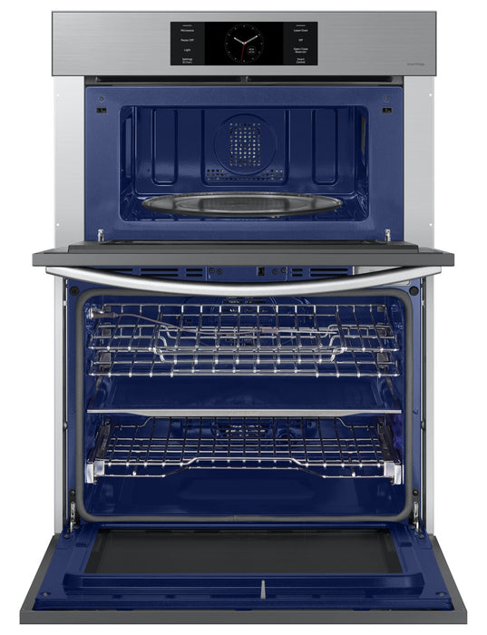 Four à micro-ondes combiné avec four mural électrique Samsung de 7 pi³ et de 30 po - acier inoxydable - NQ70CG700DSRAA