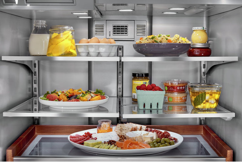 Réfrigérateur KitchenAid de 26,8 pi³ et de 36 po à portes françaises - acier inoxydable avec fini PrintShieldMC - KRFF577KPS