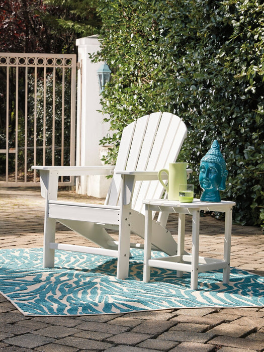 Chaise Adirondack Bask pour la terrasse à l’extérieur - plastique à haute densité, résistante aux rayons UV et aux intempéries - blanche