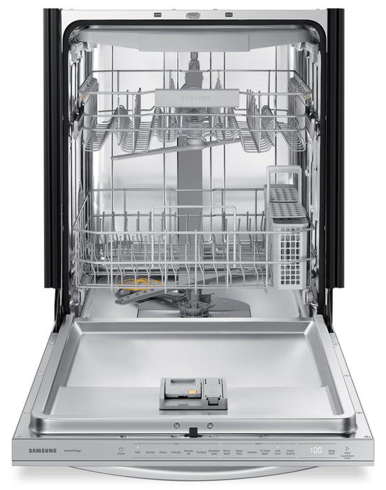 Lave-vaisselle encastré Samsung à 46 dBA de 24 po avec commandes sur le dessus et 3e panier - DW80CG5451SRAA