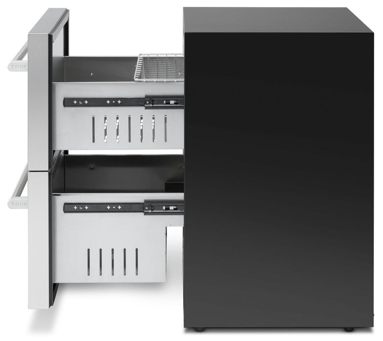 Réfrigérateur Thor de 5,4 pi³ et de 24 po à 2 tiroirs - acier inoxydable - TRF24U