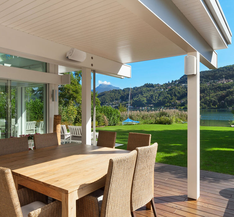 Haut-parleurs pour l’extérieur Atrium 6 de Polk Audio avec haut-parleurs individuels de 5,25 po blancs - AM6088