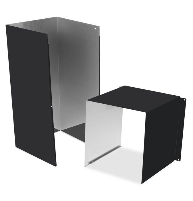 Extension de couvre-conduit Café noir mat de 12 pi - CX12DC9SPDS