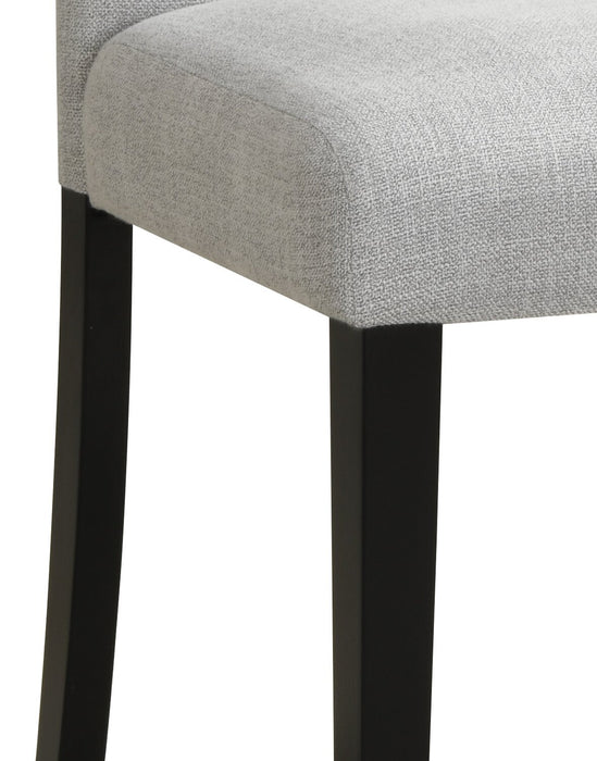 Ensemble de salle à manger Verona 5 pièces en métal avec table ronde de 42 po (L), dessus en marbre synthétique et 4 chaises - blanc