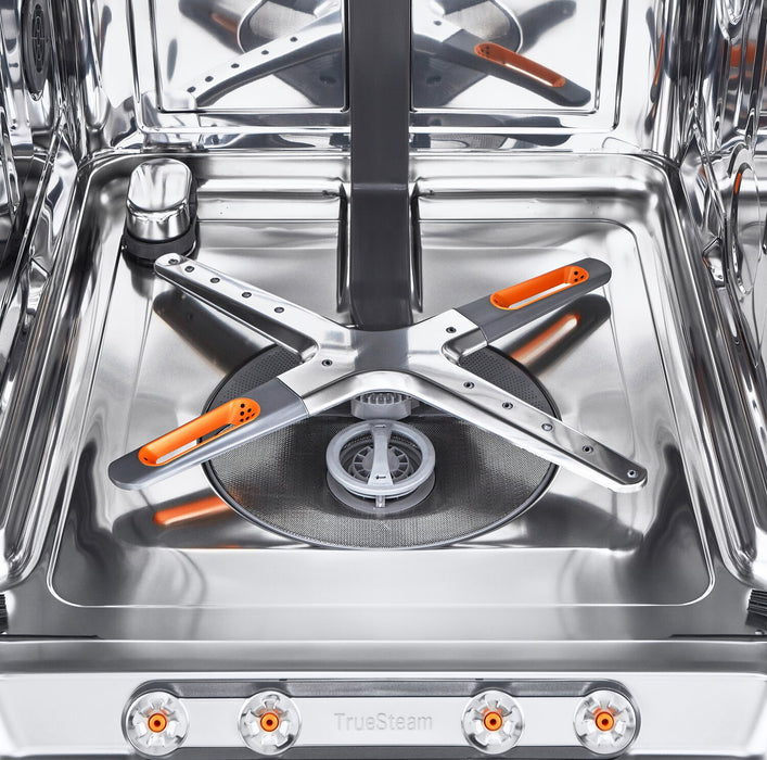 Lave-vaisselle intelligent encastré LG à 42 dBA de 24 po avec commandes sur le dessus et QuadWashMC Pro - acier inoxydable noir Smudge-ProofMD - LDTH7972D