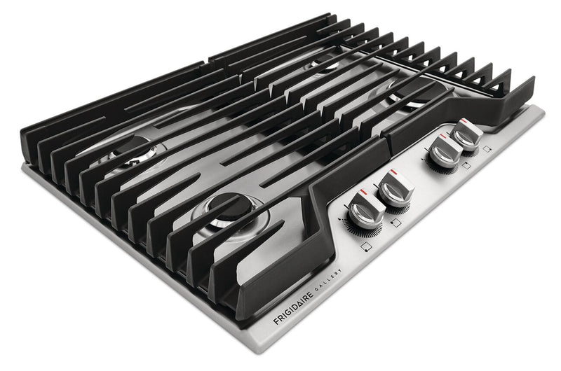 Surface de cuisson à gaz Frigidaire Gallery de 30 po à 4 éléments - acier inoxydable - GCCG3046AS
