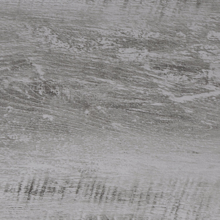 Ensemble 3 tables modernes Everest de 35,5 po (table à café et 2 tables de bout) avec tablette - gris 