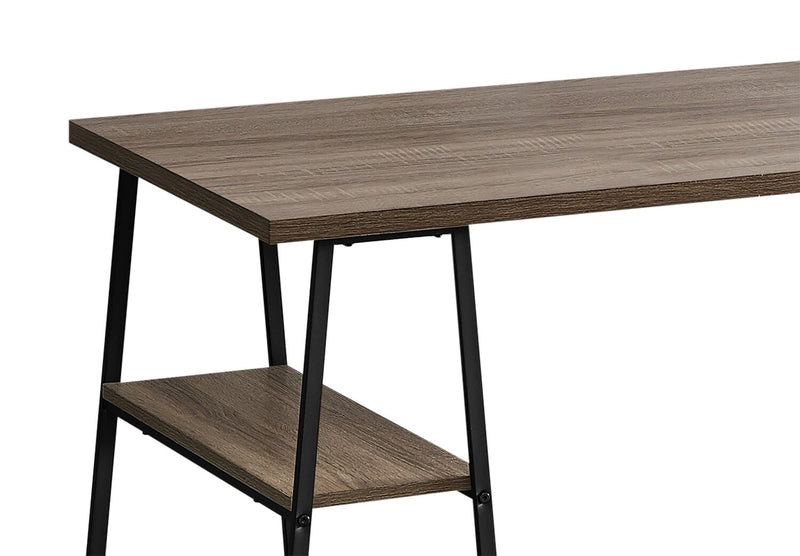 Bureau Jonnie de 47,25 po avec pattes de type chevalet - taupe