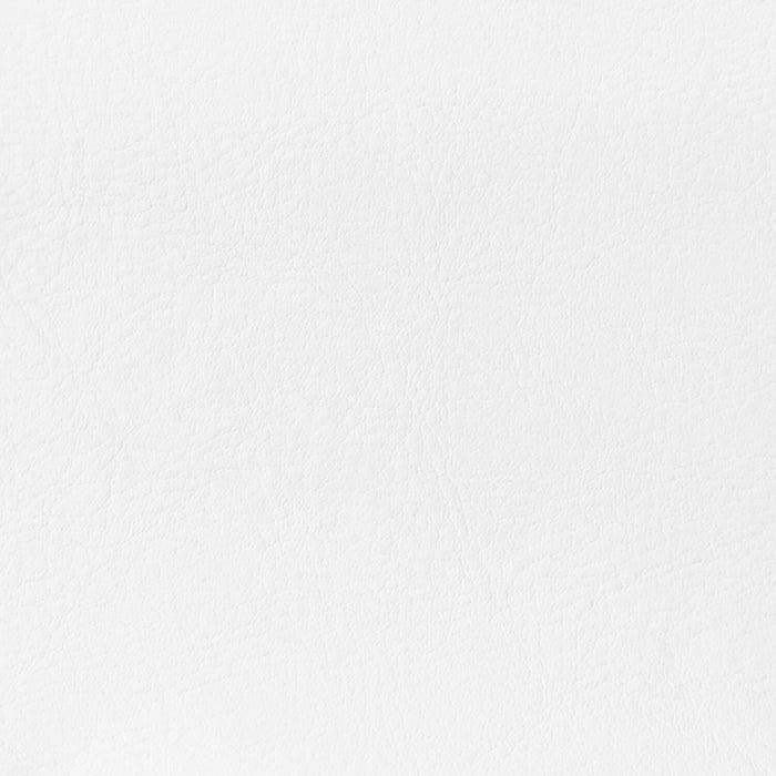 Tête de lit rembourrée Estel en tissu de cuir végétalien blanc avec capitonnage à boutons - format lit simple