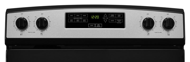 Cuisinière électrique Amana de 4,8 pi³ - acier inoxydable - YACR4303MMS