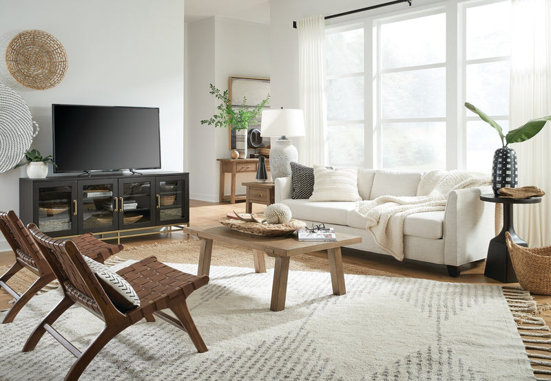 Table de bout moderne Rhett de 18 po - chêne brun espresso foncé