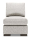 Fauteuil sans accoudoirs Track de la collection Sofa Lab - Luxury Silver