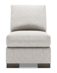  Fauteuil sans accoudoirs Track de la collection Sofa Lab - Luxury Silver 