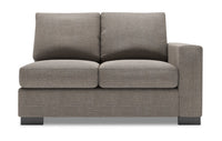 Causeuse de droite Track de la collection Sofa Lab - Luna Smoke