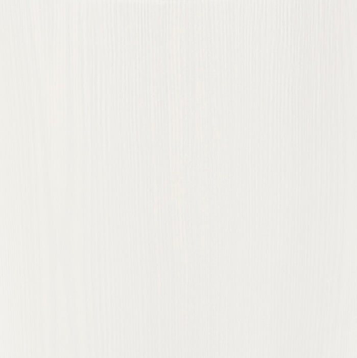 Table de bout ronde moderne Savon de 17,72 po avec dessus en verre et tablette - bois blanc et chrome 