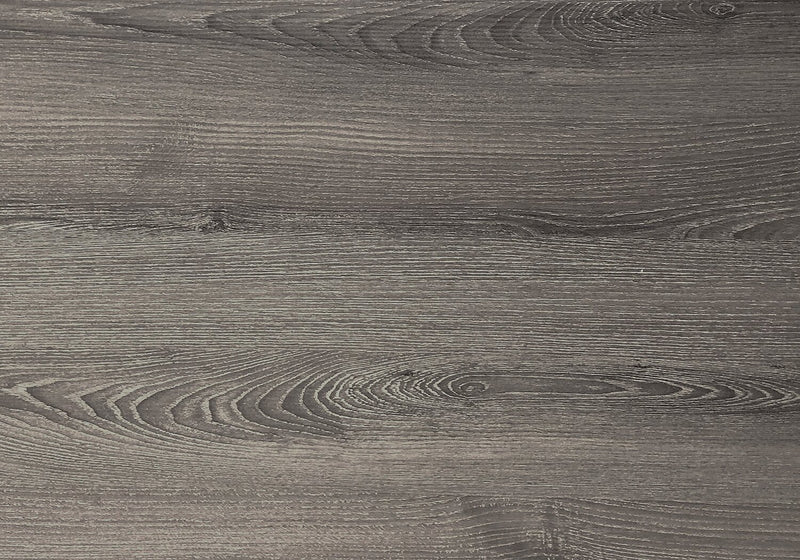 Bureau réglable Heather de 60 po à 2 tiroirs et compartiment ouvert - taupe foncé