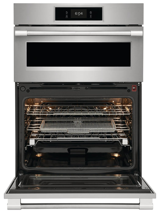 Four à micro-ondes combiné avec four mural électrique Frigidaire Professional de 1,7/5,3 pi³ et de 30 po avec convection totale - acier inoxydable Smudge-ProofMD - PCWM3080AF