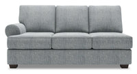  Sofa-lit de gauche Roll de la collection Sofa Lab- Luna Pewter 