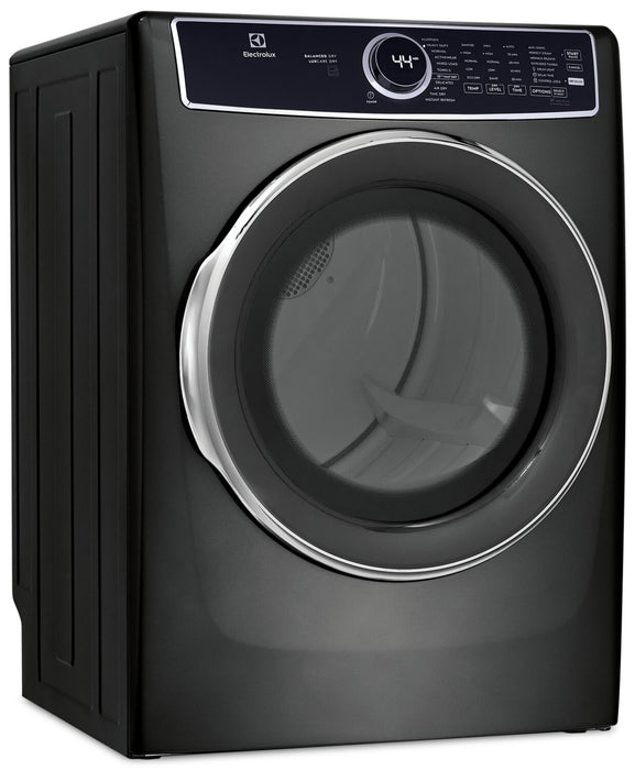 Sécheuse électrique Electrolux de 8 pi³ avec vapeur - titane - superposable - ELFE753CAT