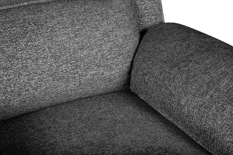 Fauteuil à inclinaison électrique Chandler de 37 po en tissu de chenille - gris
