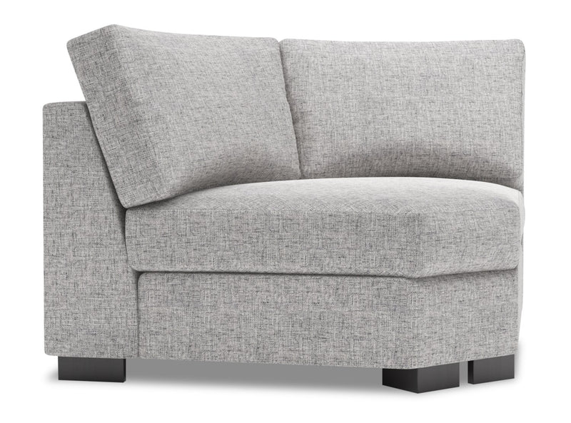 Fauteuil courbé en coin Track de la collection Sofa Lab - Luna Domino