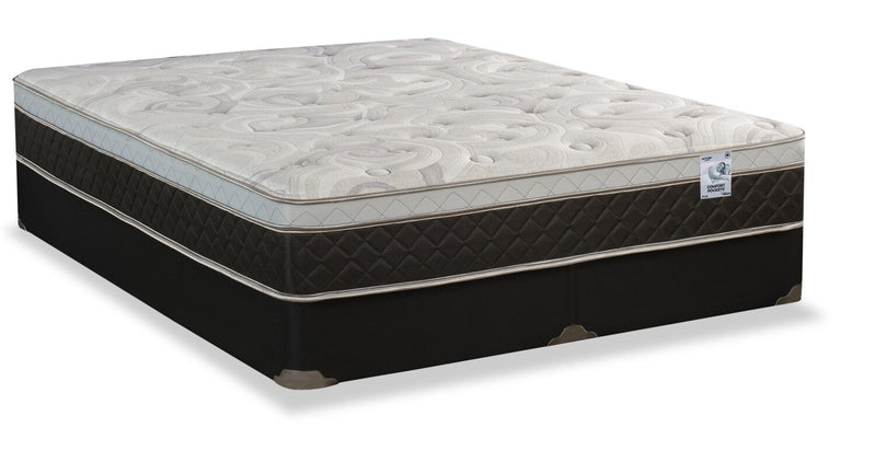 Ensemble matelas à Euro-plateau divisé Pisa II de Springwall pour grand lit