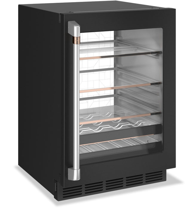 Réfrigérateur Café de 5,1 pi³ et de 24 po avec zone de boissons Beverage CenterMC - noir - CCP06BP3PD1