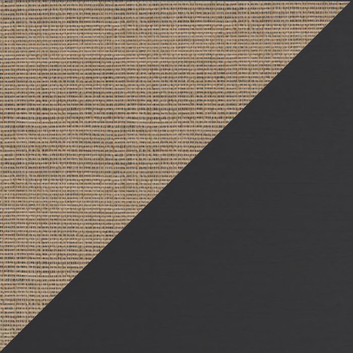 Commode moderne du milieu du 20e siècle Kylo de 59 po (L) x 33,9 po (H) à 6 tiroirs pour la chambre à coucher - deux teintes, noir et beige