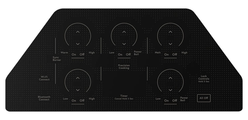 Surface de cuisson électrique Café de 36 po à 5 éléments - noire - CEP90361TBB