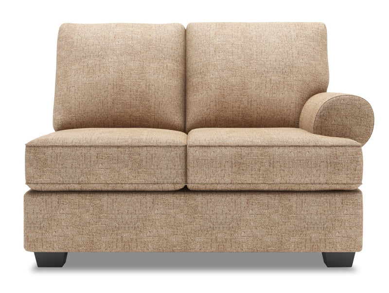 Causeuse de droite Roll de la collection Sofa Lab - Luxury Taupe