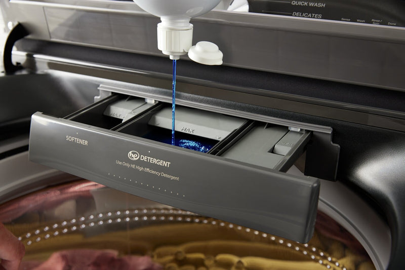 Laveuse Whirlpool à chargement par le haut de 6,1 pi³ - noir volcan - WTW6157PB