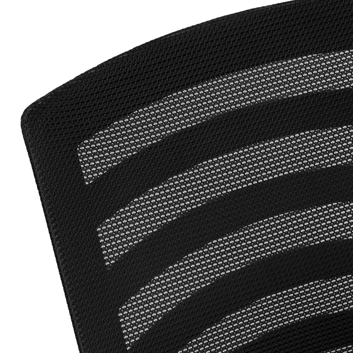 Chaise de bureau Felton de 24 po - mailles noires