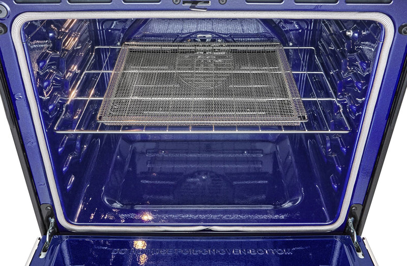 Cuisinière intelligente à gaz LG Studio de 6,3 pi³ avec hublot InstaViewMD et friture à air - acier inoxydable Smudge-ProofMD - LSGS6338F