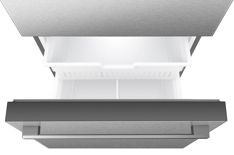 Réfrigérateur Hisense de 22,3 pi³ et de 31,3 po à congélateur inférieur - acier inoxydable - RB22A2FSE