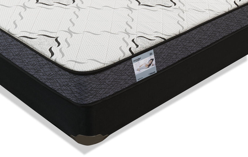 Ensemble matelas à plateau régulier divisé à profil bas Emilia de Springwall pour grand lit