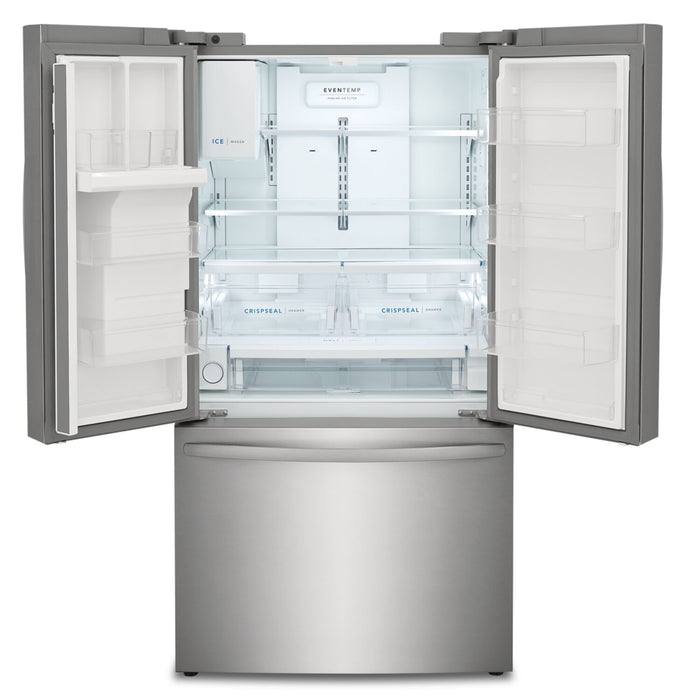 Réfrigérateur Frigidaire de 27,8 pi³ et de 36 po de profondeur standard à portes françaises - acier inoxydable - FRFS2823AS