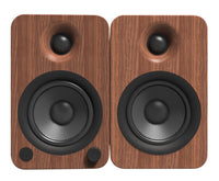 Haut-parleurs amplifiés Kanto YU4 avec Bluetooth et préamplificateur phono - noyer