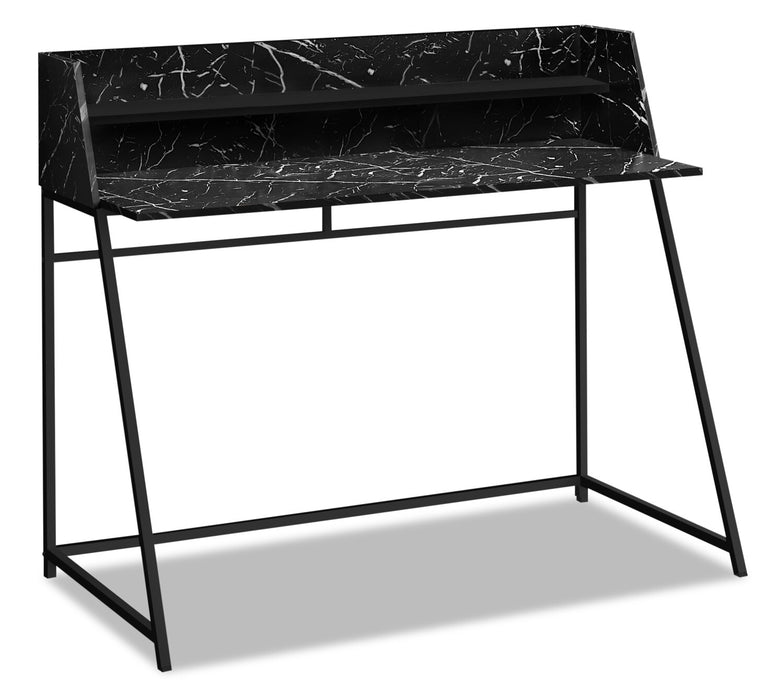 Bureau Lawson de 47,25 po - imitation de marbre noir
