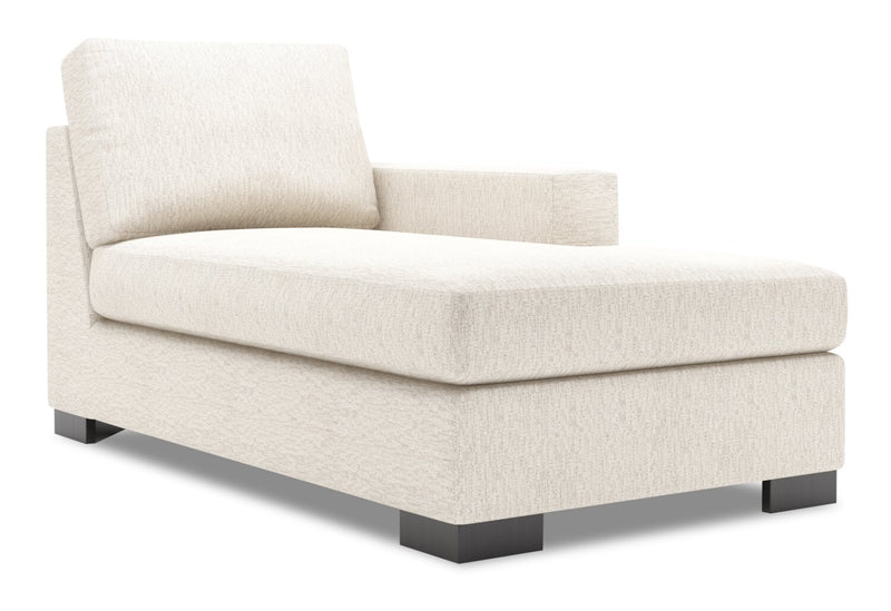 Fauteuil long de gauche Track de la collection Sofa Lab - Luxury Sand
