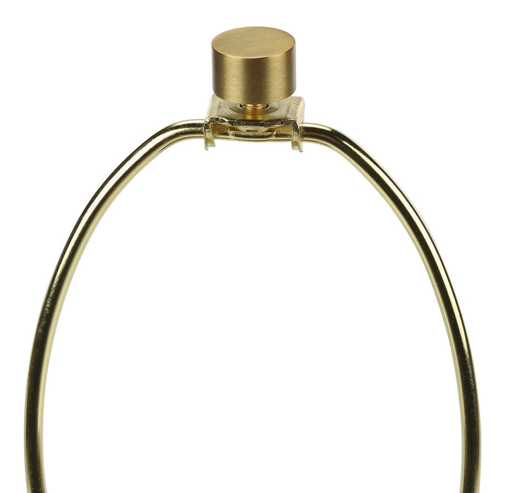 Lampe de table texturée de 24 po noire et dorée