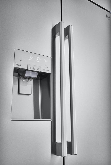 Réfrigérateur encastré LG Studio de 26 pi³ et de 42 po à compartiments juxtaposés - acier inoxydable Smudge-ProofMD - SRSXB2622S