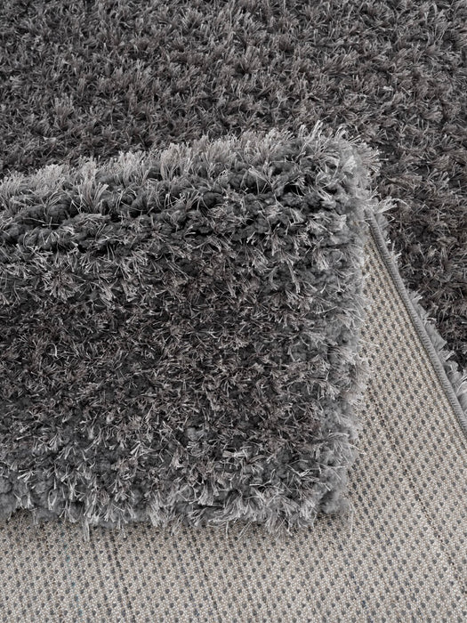 Carpette à poil long Lawson grise - 5 pi x 7 pi