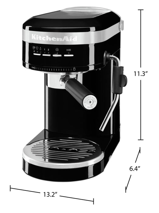 Machine à espresso semi-automatique KitchenAid en métal - KES6503OB