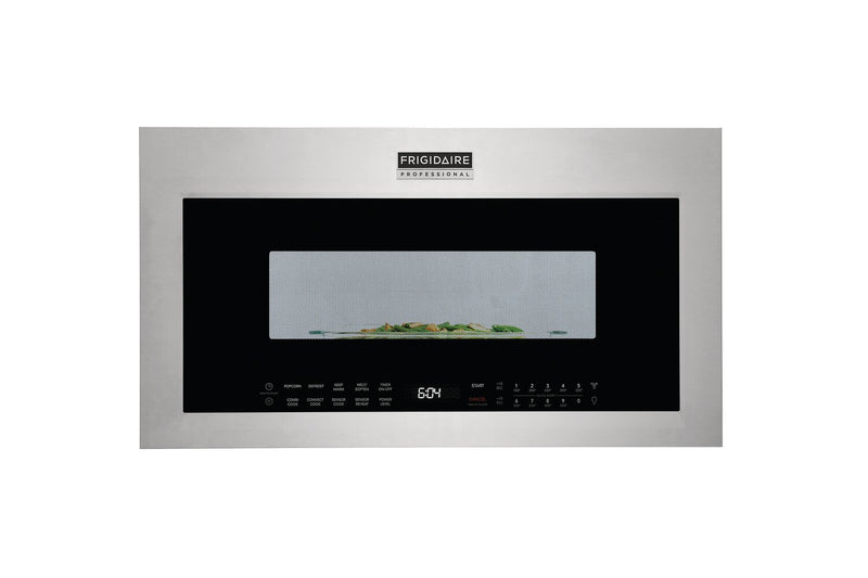Four à micro-ondes à hotte intégrée Frigidaire Professional de 1,9 pi³ avec cuisson par convection et cuisson par capteur - acier inoxydable Smudge-ProofMD - PMOS198CAF